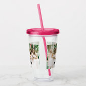 Bridal van de douane Foto Acryltumbler Acryl Drinkbeker (Links)