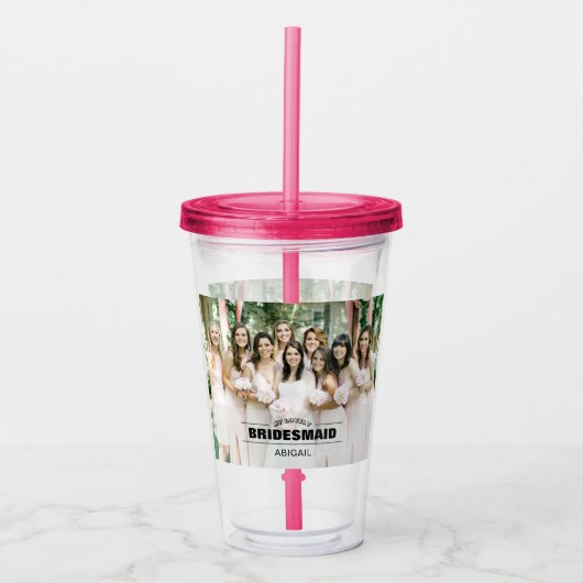 Bridal van de douane Foto Acryltumbler Acryl Drinkbeker (Voorkant)