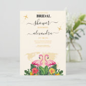 Bridal van de moderne zwarte en goudbestemming kaart (Staand voorkant)