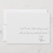 Bridal van de Partij van de Helderheid van de Tulp Kaart (Achterkant)