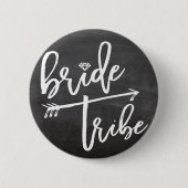 Bridal van de Tribe Diamond Party Chalkboard Ronde Button 5,7 Cm (Voorkant)