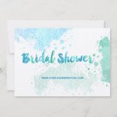 Bridal van de Waterverf van de Schilder van de Pla Kaart (Achterkant)