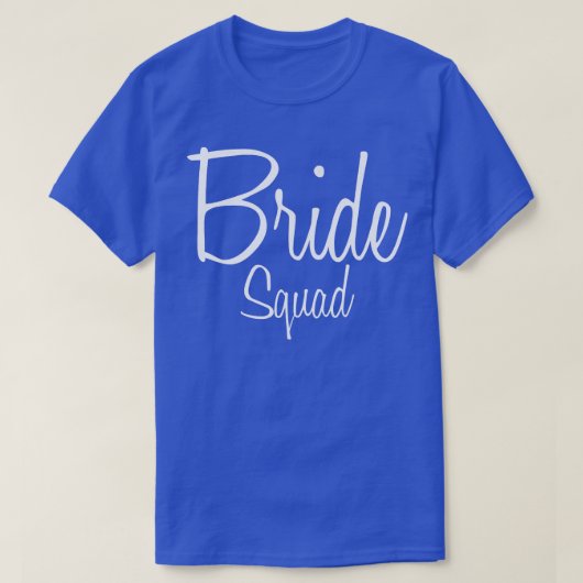 Bridal van het team van de Bride Bride Bachelorett T-shirt (Design voorkant)