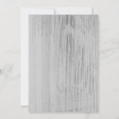 Bridal van rode en witte landen - Uitnodigingen (Achterkant)