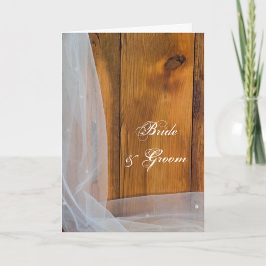 Bridal Veil en Barn Wood Country Wedding (Voorkant)