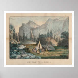 Bridal Veil Herfst, Yosemite (1303) Poster