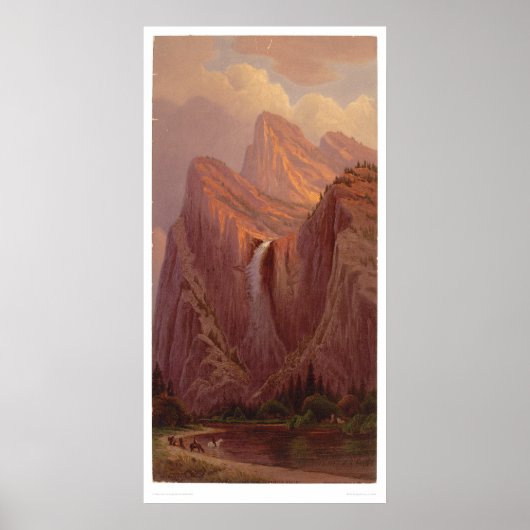 Bridal Veil Herfst, Yosemite Valley (0128A) Poster (Voorkant)