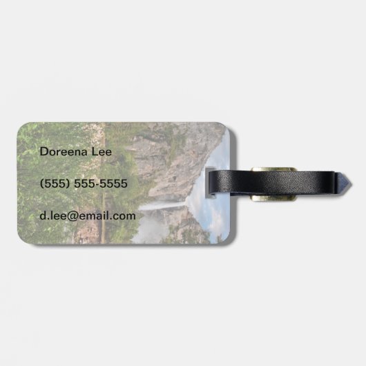 Bridal Veil Herfsten Bagagelabel (Achterkant horizontaal)