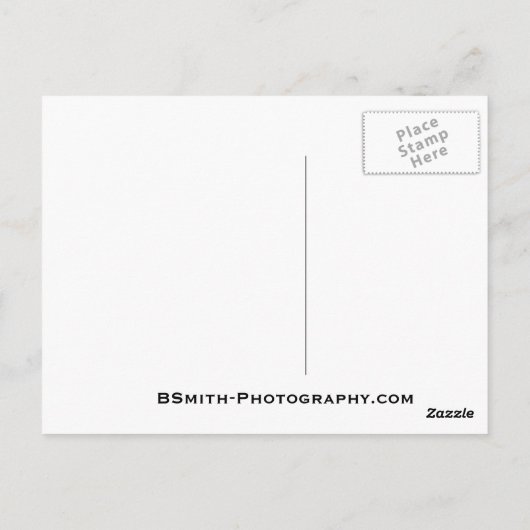 Bridal Veil Herfsten Briefkaart (Achterkant)