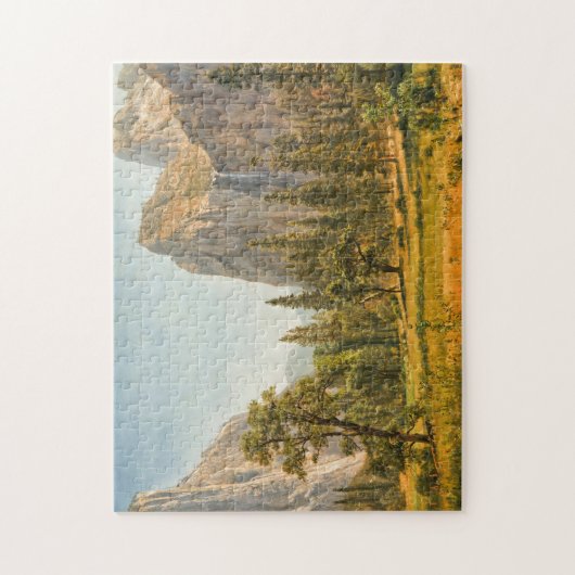 Bridal Veil Herfsten, Californië | Albert Bierstad Legpuzzel (Verticaal)