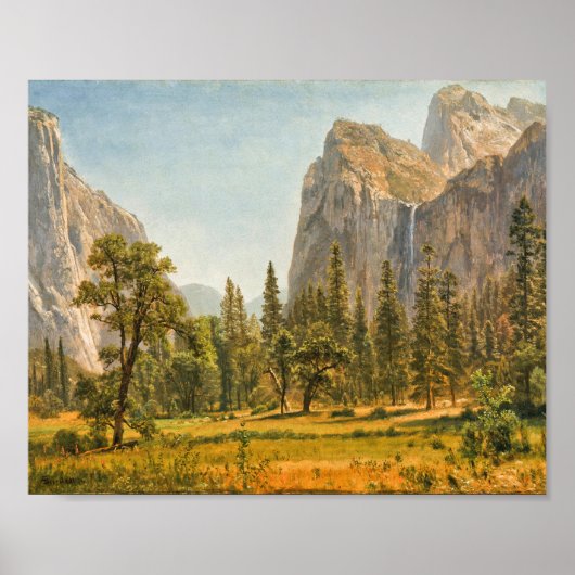 Bridal Veil Herfsten, Californië | Albert Bierstad Poster (Voorkant)