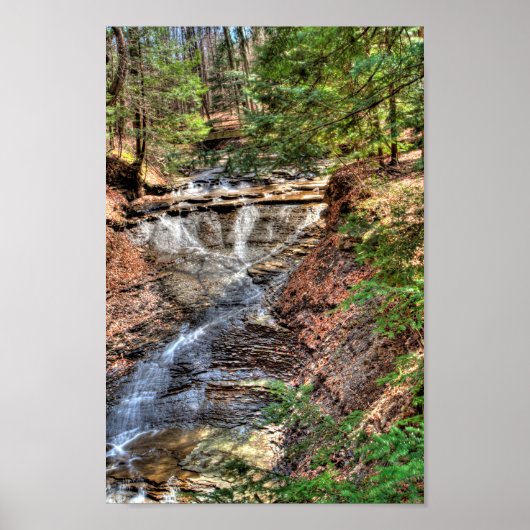 Bridal Veil Herfsten, CVNP, Ohio Poster (Voorkant)