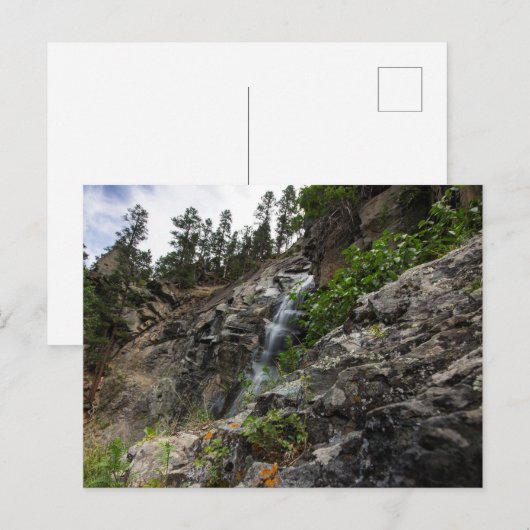 Bridal Veil Herfsten in Spearfish Canyon, South Da Briefkaart (Voorkant / Achterkant)