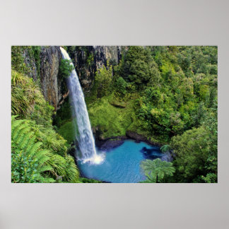 Bridal Veil Herfsten, NZ Poster