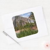 Bridal Veil Herfsten Vierkante Sticker (Envelop)