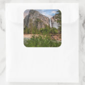 Bridal Veil Herfsten Vierkante Sticker (Tas)