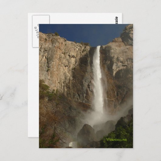 Bridal Veil Herfsten, Yosemite Briefkaart (Voorkant / Achterkant)