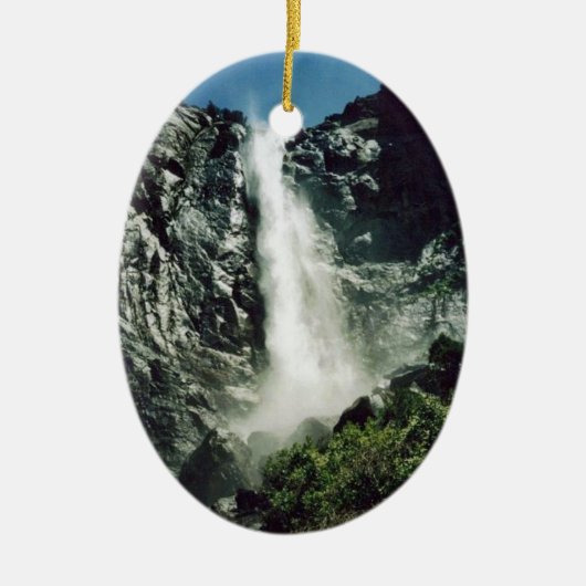 Bridal Veil Herfsten- Yosemite Keramisch Ornament (Voorkant)