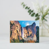 Bridal Veil Herfsten Yosemite National Park Briefkaart (Staand voorkant)
