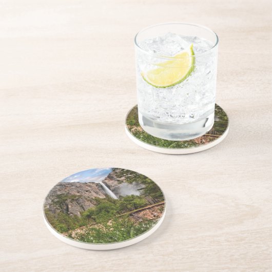 Bridal Veil Herfsten Zandsteen Onderzetter (Zijkant)