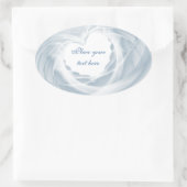 Bridal Veil Ovale Sticker (Tas)