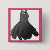 Bridal Weddenschap Stress Bridesmaid Button Pin (Voorkant)