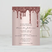 Bridal Wedding Birthday 16e Roos Gold 3D-schijven Kaart (Staand voorkant)