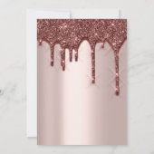 Bridal Wedding Birthday 16e Roos Gold 3D-schijven Kaart (Achterkant)