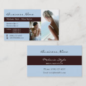 Bridal Wedding Card Visitekaartje (Voorkant / Achterkant)