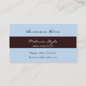 Bridal Wedding Card Visitekaartje (Achterkant)