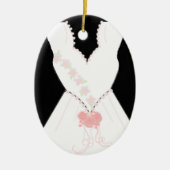 Bridal Wedding Gown Keramisch Ornament (Voorkant)