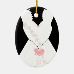 Bridal Wedding Gown Keramisch Ornament