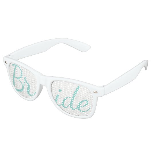 Bridal Wedding Party Bride van BRIDE Reception Sho Retro Zonnebril (Gekanteld)