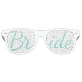 Bridal Wedding Party Bride van BRIDE Reception Sho Retro Zonnebril (Voorkant)