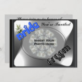 Bridal Wedding Shower - uitnodiging voor Bride en  (Voorkant / Achterkant)