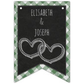 Bridal & Weduwen Shower Outdoor I Do BBQ Party Vlaggetjes (Eerste vlag)