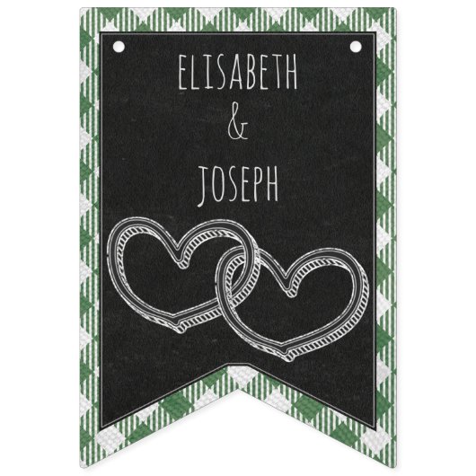 Bridal & Weduwen Shower Outdoor I Do BBQ Party Vlaggetjes (Eerste vlag)