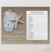 Bridal Weduwingschotel Word Scramble Game