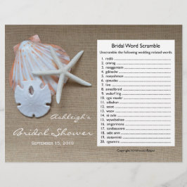 Bridal Weduwingschotel Word Scramble Game