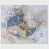 Bridal White Gold Elegant Cadeaupapier (Vlak)