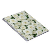 Bridal White Rose Notitieboek (Rechterzijde)