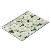 Bridal White Rose Notitieboek (Linkerzijde)