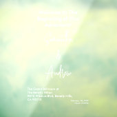 Bridal White Weddings Celebrating Love Romance Raamsticker (Vel 3)