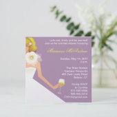 Bridal-wijnensemble (lila) kaart (Staand voorkant)