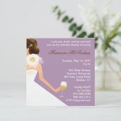 Bridal-wijnensemble (lila) kaart (Staand voorkant)