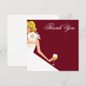 Bridal wine BEDANKT U (Voorkant / Achterkant)