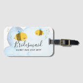 Bridale begrotingsuitwisseling - Bumble BEES Bagagelabel (Voorkant (horizontaal))