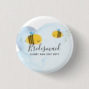 Bridale begrotingsuitwisseling - Bumble BEES Ronde Button 3,2 Cm