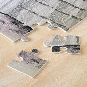 bridale bruidjes Antiek Wit Weddenschap Legpuzzel (Zijkant)