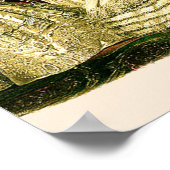 bridale bruidjes Antiek Wit Weddenschap Poster (Hoek)